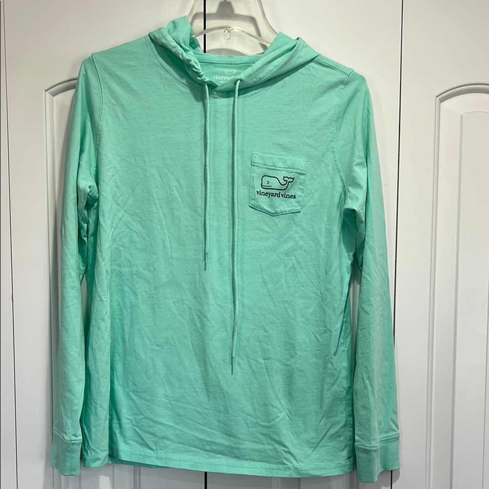 Vineyard Vines Women’s Mint Green Hoodie- Size S
